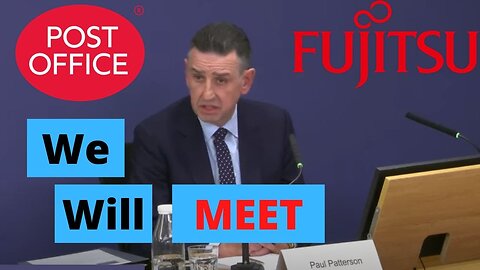 Fujitsu: We will meet #subpostmasters. #PostOfficeInquiry