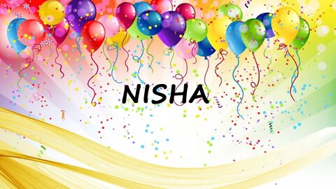 Happy Birthday to Nisha - Birthday Wish From Birthday Bash