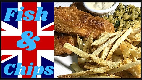 A UK classic - Homemade Traditional Fish n' Chips
