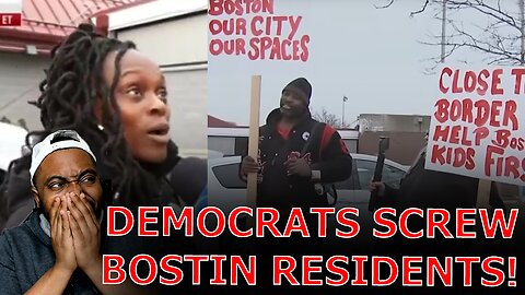 Black Boston Residents LOSE THEIR MINDS Over Democrats SHUTTING DOWN Kids Center For Migrant Shelter