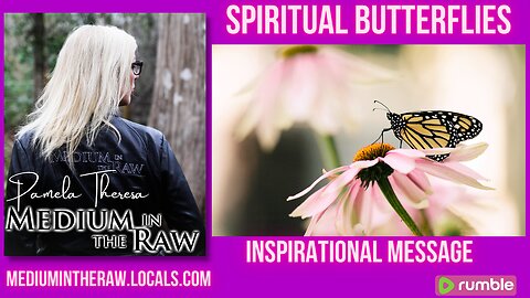 Spiritual Butterflies - Medium in the Raw Inspirational Message