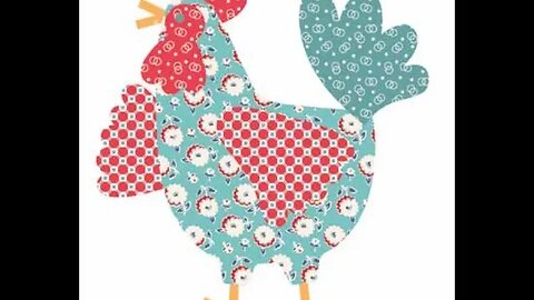 Tutorial - Digitize & ScanNCut Percy in Lori Holt's Chicken Salad Quilt Using BES4 / Simply Applique