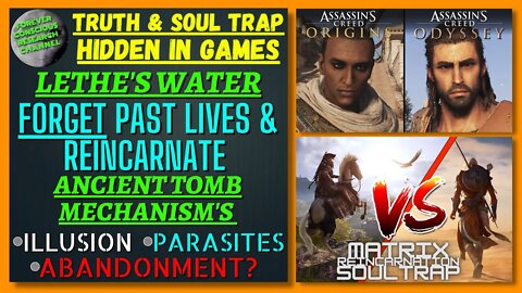 Soul Trap & HIDDEN Truths In Assassin's Creed Origins & Odyssey Video Games | Matrix Reincarnation