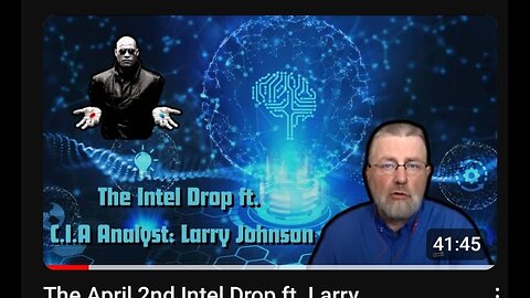 The April 2nd Intel Drop ft. Larry Johnson (CIA Analyst)