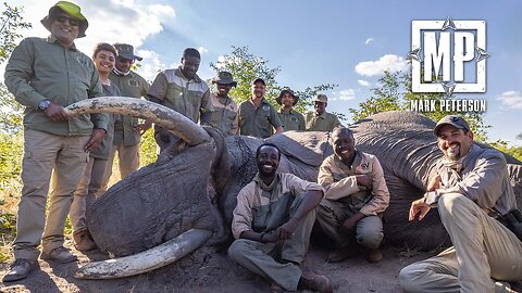 Botswana Ends 7 Year Hunting Ban, Elephant at 30yds | Mark V. Peterson Hunting
