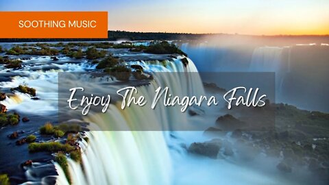 Niagara Falls | One Hour Meditation Music | Soothing Sound of Waterfall #Spiritual #Relax #Uplift