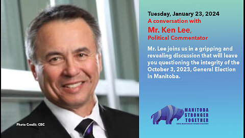 January 23, 2024 Zoom Guest: Mr. Ken Lee
