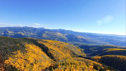 the Colorado Rocky Mountains in autumn