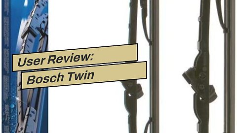 User Review: Bosch Twin Standard 3397118408 Original Equipment Replacement Wiper Blade - 21"/21...