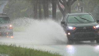 Marco Island crews monitor flooding on roads