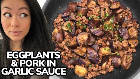🍆 Chinese Eggplants & Minced Pork with Garlic Sauce Recipe (鱼香茄子) | RACK OF LAM