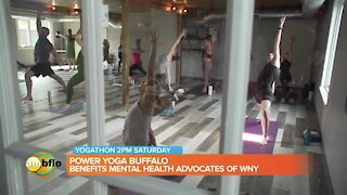 Power Yoga Buffalo yogathon benefits Mental Health Advocates of WNY