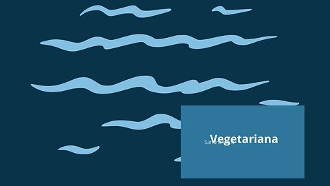 Vegetariana y Agua de mar 🌊 🥕🌿🌱🥑