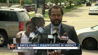 Sylville Smith's family emotional after no guilty verdict