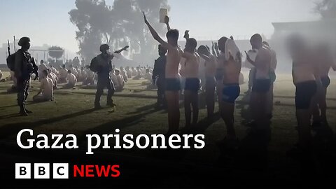 Israeli videos of humiliated prisoners in Gaza “could breach international law” | Live News