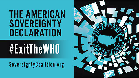 The Sovereignty Coalition Rollout Event, April 5, 2023 #ExitTheWHO