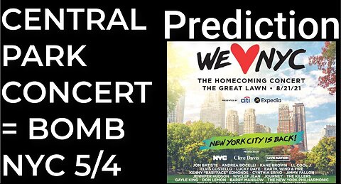 Prediction: CENTRAL PARK CONCERT = DIRTY BOMB NYC - May 4