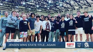 Jensen claims second wrestling state title of 2022