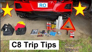 C8 Safety Tips for Trips * Covette [most cars] Trip Tips * How To STOP Chaos * Think Safety First