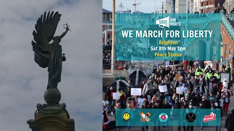 Brighton March For Liberty 8th May 2021
