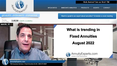 Fixed Annuity Trends August2022