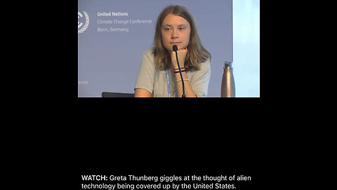 TSVN353 6.2023 Greta Thunberg Giggles At Thought Of Alien Technology Being Covered Up By The US