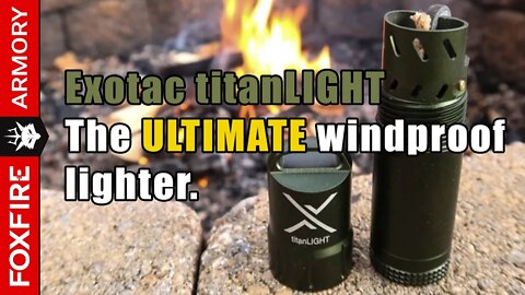 Exotac titanLight - The Ultimate Windproof Lighter