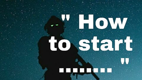 " How to start ..." #rumble #quotes #motivation