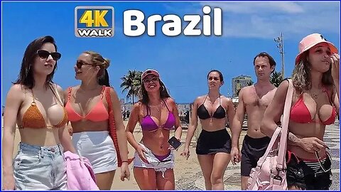 🩸【4K】WALK 🇧🇷 COPACABANA - Rio de Janeiro 2023 Beach BRAZIL