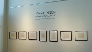 John Lennon's sketches up for auction