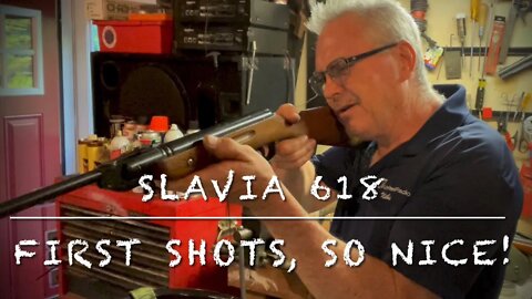Slavia 618 .177 break barrel pellet rifle on loan to the channel (for now)