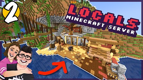 Pirate Cove Dock & Bee Farm Builds - Locals Minecraft Server SMP - Let's Play Ep 2 (Gaming)