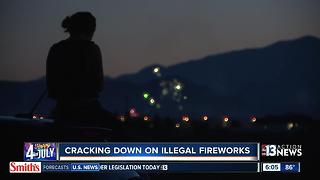 Numerous illegal fireworks in valley