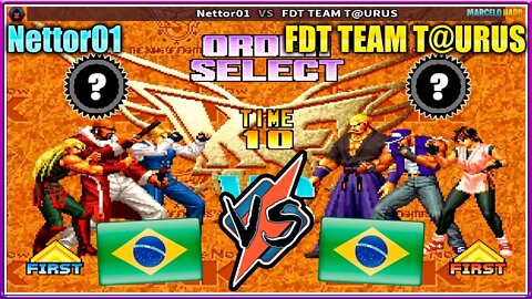 The King of Fighters '96: The Anniversary Edition (Nettor01 Vs. FDT TEAM T@URUS) [Brazil Vs. Brazil]