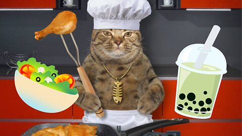 Cute Cat Cooking Food #EP3