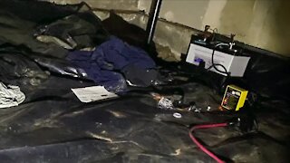 New homeowner says unlicensed plumber botched job, left a mess in the crawlspace