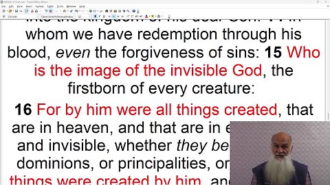WHO BEING IN THE IMAGE OF GOD ~ JESUS CHRIST