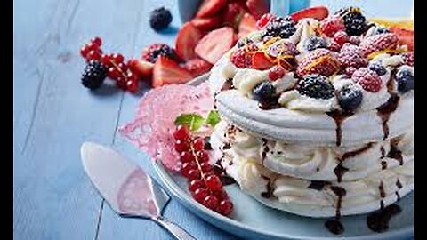 The secret to making the perfect Blackberry & Plum Pavlova