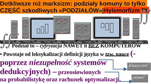 Dotkliwsze niż marksizm: podziały komuny to tylko CZĘŚĆ szkodliwych «PODZIAŁÓW»|Hylemorfizm PL