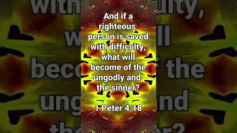 What Will Happen To Them? * 1 Peter 4:18 * Bible Memory Verses