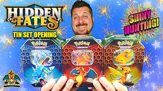 Hidden Fates Tin Set #7 | Shiny Hunting | Pokemon Cards Opening