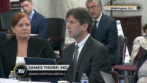 Dr. James Thorp’s Powerful Testimony Before Senator Ron Johnson -12/7/22