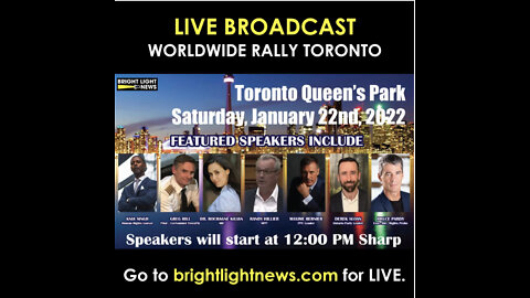 Toronto Freedom Rally Jan 22, 2022