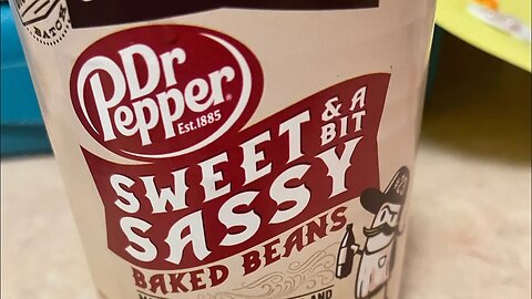 We try Dr Pepper, sweet & and bit sassy baked beans.￼ | Food review