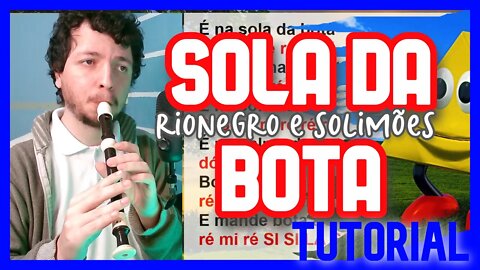 Como tocar NA SOLA DA BOTA na BOTA e em outros instrumentos musicais