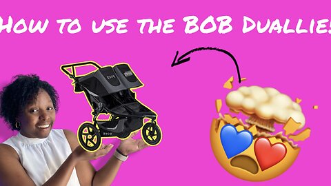 How to use the BOB Duallie stroller