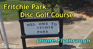 Drone Flythrough — Fritchie Park Disc Golf Course (Slidell, LA)