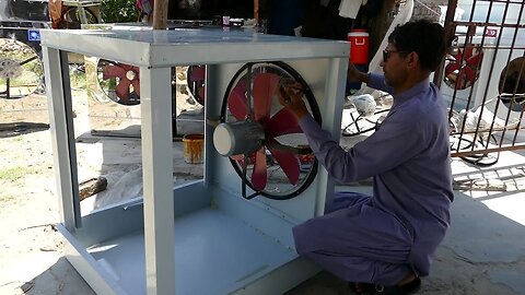 Making a Handmade Room Air Cooler with Amazing Skills