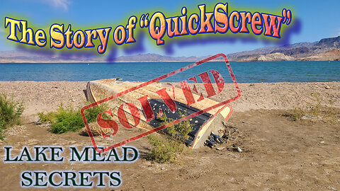 The Story of QUICKSCREW! Speed Boat Wreck SOLVED | Lake Mead Drought Secrets 1977 Water Ski Marathon