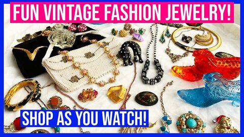 SHOP TIL YOU DROP SALE! | VINTAGE FASHION JEWELRY & BOUDOIR